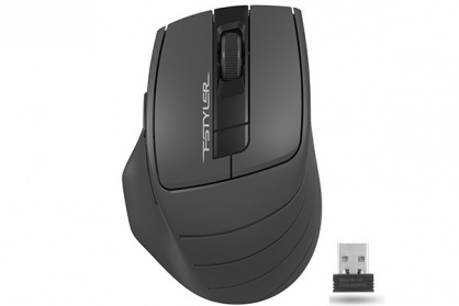 Mouse wireless Gaming optic A4Tech Fstyler Negru/Gri, FG30 Grey
